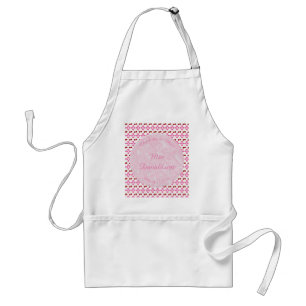 Pink Spring Wedding Cherry blossom and cherries Adult Apron