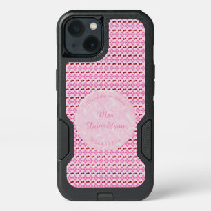 Pink Spring Wedding Cherry blossom and cherries iPhone 13 Case