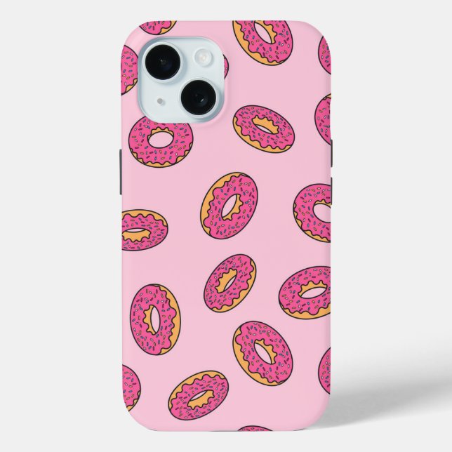 Pink Sprinkle Donut Pattern Case-Mate iPhone Case (Back)