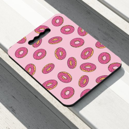 Pink Sprinkle Donut Pattern Seat Cushion