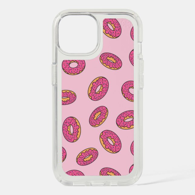 Pink Sprinkle Donut Pattern Speck iPhone Case (Front)