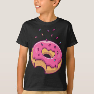 Pink Sprinkle Donut Pocket Doughnut Lovers T-Shirt