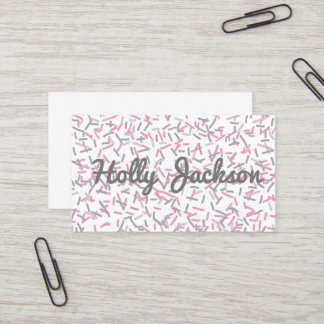 Pink Sprinkles Business Cards