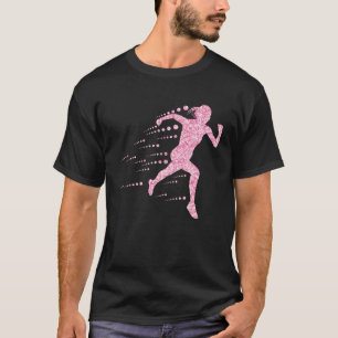 Pink Sprinterin Endurance Fitness Slimming Overwe T-Shirt