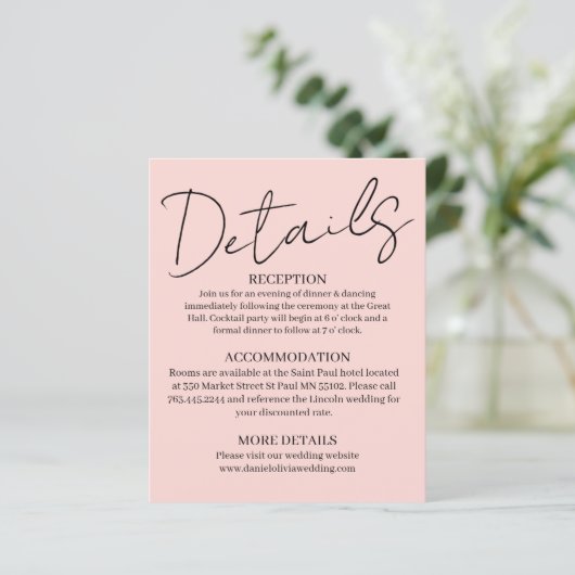 Pink Square Wedding (Standing Front)