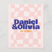 Pink Square Wedding (Back)