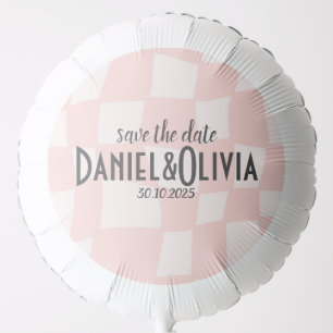 Pink Square Wedding Balloon
