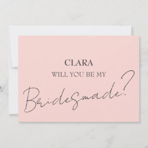 Pink Square Wedding Invitation