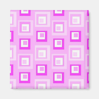 Pink squares magnet