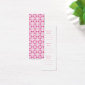 Pink Squares Pattern Bookmark (Desk)