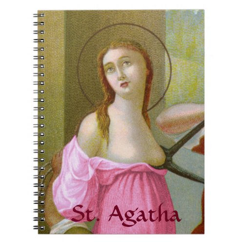 Pink St Agatha M 003 Notebook