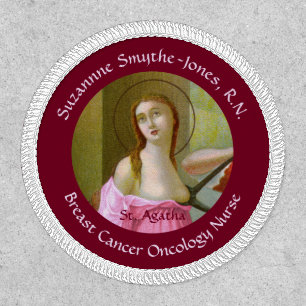 Pink St. Agatha (M 003) Patch