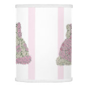 Pink Staffordshire Dogs Ginger Jar Jars Lamp Shade (Right)