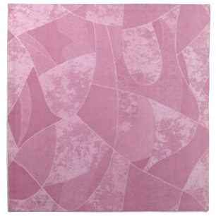 Pink Stain Glass Napkins