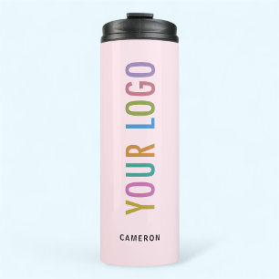 Pink Stainless Steel Tumbler Custom Logo 12 fl oz