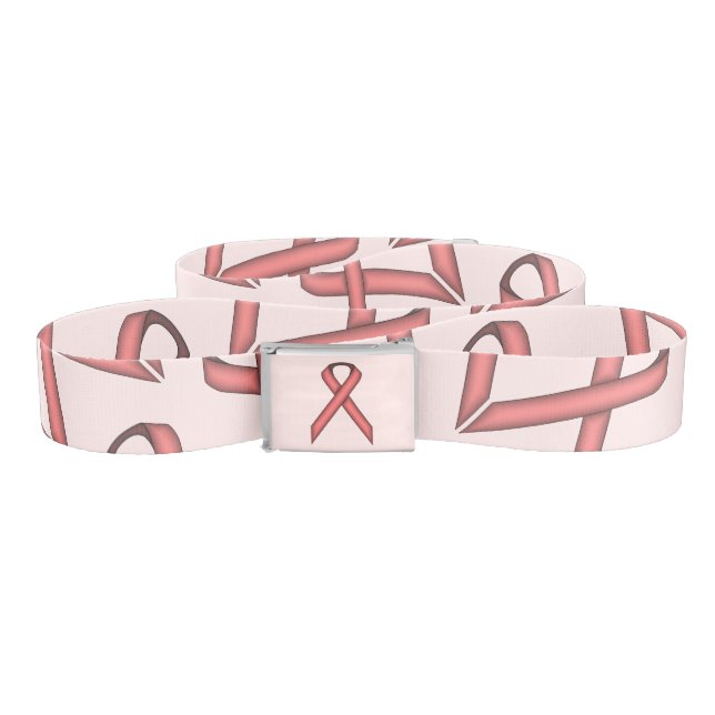 Pink Standard Ribbon Belt (Zig-Zag)