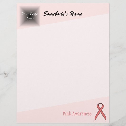 Pink Standard Ribbon by Kenneth Yoncich (Front)