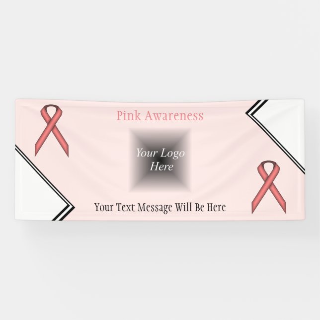 Pink Standard Ribbon by Kenneth Yoncich Banner (Horizontal)