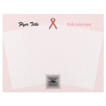 Pink Standard Ribbon by Kenneth Yoncich Flyer