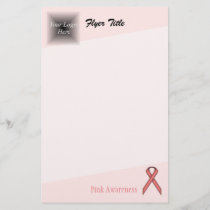 Pink Standard Ribbon by Kenneth Yoncich Flyer