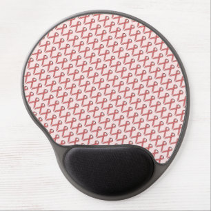 Pink Standard Ribbon by Kenneth Yoncich Gel Mouse Pad