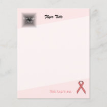 Pink Standard Ribbon Flyer