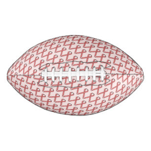 Pink Standard Ribbon Football