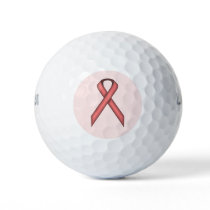 Pink Standard Ribbon Golf Balls