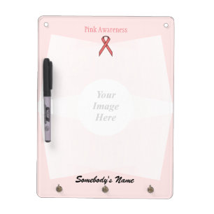 Pink Standard Ribbon Template by Kenneth Yoncich Dry-Erase Board