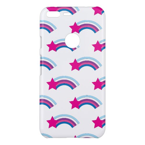 Pink Star and Rainbow Cute Pastel Whimsical Uncommon Google Pixel XL Case