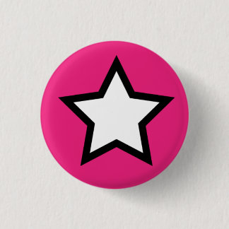 Pink Star Button