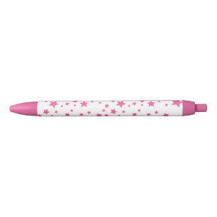 Pink Star Pattern Pen