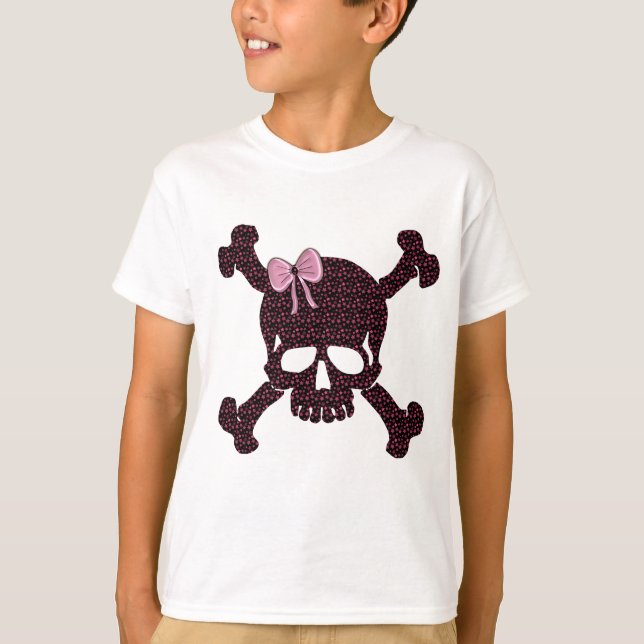 Pink Star Skull T-Shirt (Front)