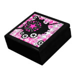 Pink Star Splatter Jewelery Box