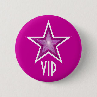 Pink Star 'VIP' button pink