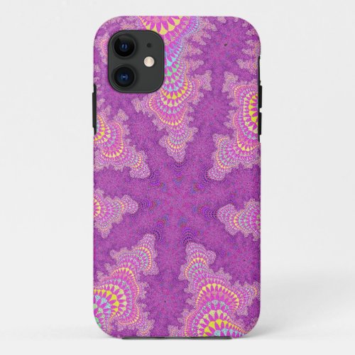 Pink Starburst iPhone 11 Case