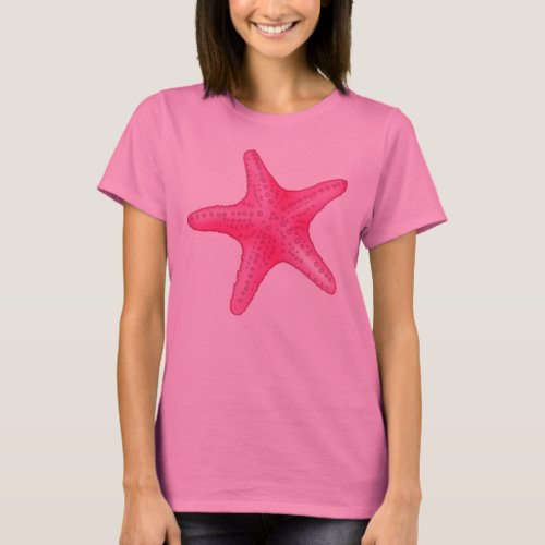 Pink Starfish T_Shirt