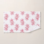 Pink Stargazer Lilies Bath Towel Set | Zazzle