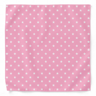 Pink Stars Bandana