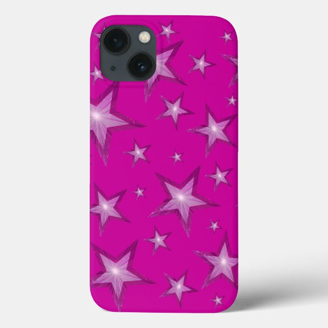 Pink Stars iPhone case (Back)