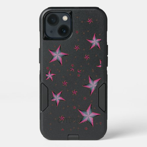 Pink Stars Otterbox Defender Case