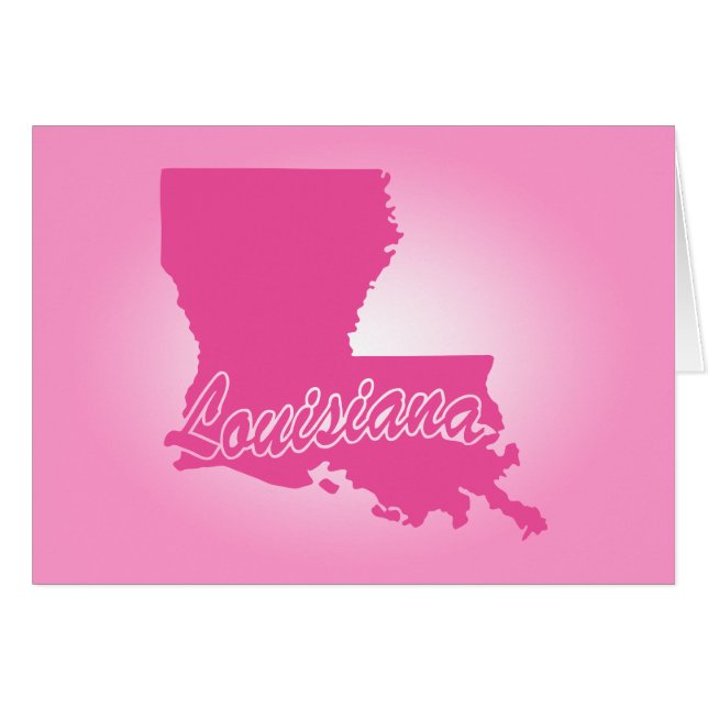 Pink State Louisiana (Front Horizontal)