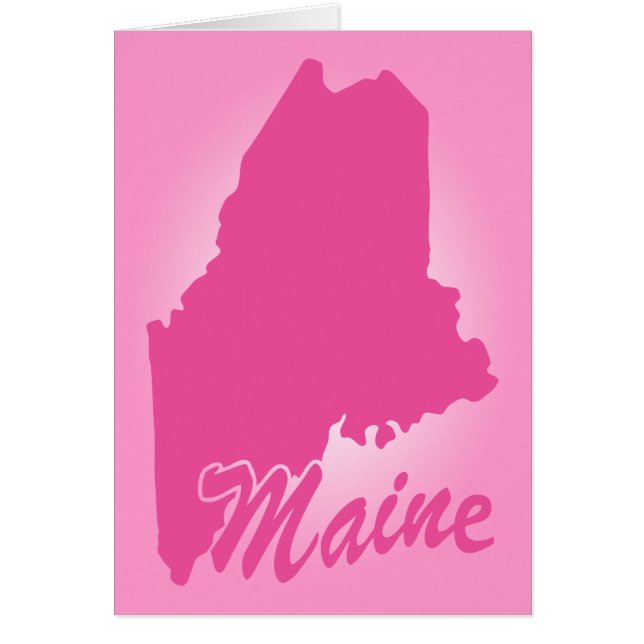 Pink State Maine Cards (Front)
