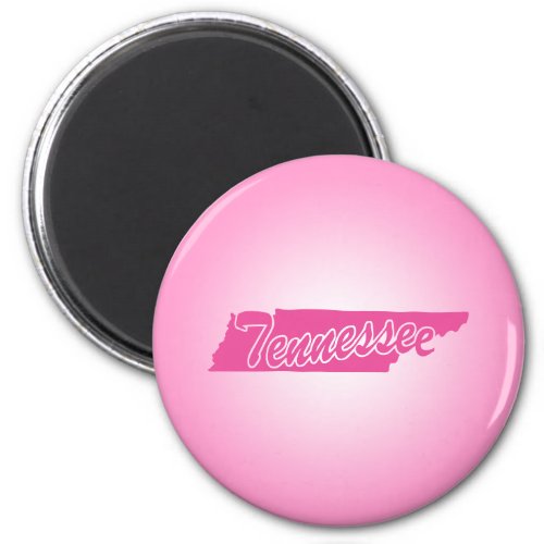 Pink State Tennessee Magnet