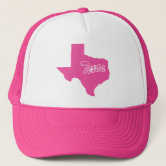 Texas American Flag hot pink Trucker hat Women main image 2