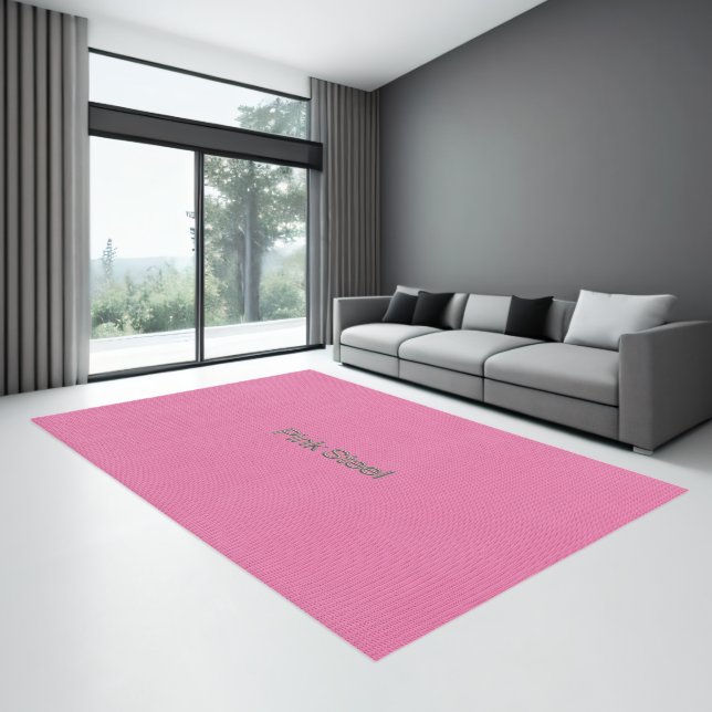 Pink Steel w name large indoor area rug (Insitu (Indoor 3))