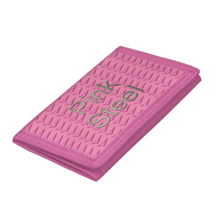 Pink Steel wallet w title
