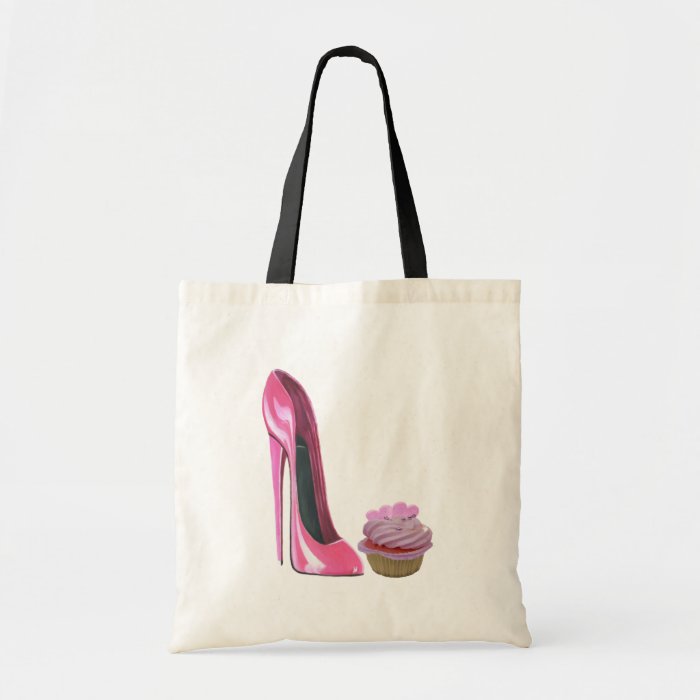 Pink Stiletto and Cupcake Bag