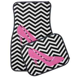 Pink Stiletto Car Mats