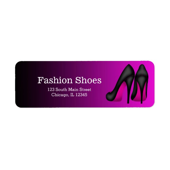 Pink Stilettos Label (Front)